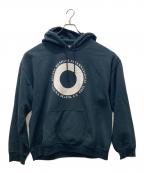stussyステューシー）の古着「サークルプリントパーカー」｜ブラック