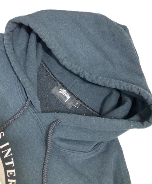 stussy（ステューシー）stussy (ステューシー) サークルプリントパーカー ブラック サイズ:Sの古着・服飾アイテム