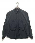 DAIWAダイワ）の古着「Tech New Anglers Shirts L/S　テックニューアングラーズシャツ」｜ブラック