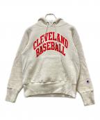 Champion REVERSE WEAVEチャンピオン リバース ウィーブ）の古着「プルオーバーパーカー」｜アイボリー