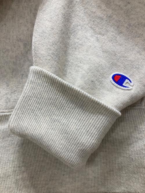 Champion REVERSE WEAVE（チャンピオン リバース ウィーブ）Champion REVERSE WEAVE (チャンピオン リバース ウィーブ) プルオーバーパーカー アイボリー サイズ:SMALLの古着・服飾アイテム