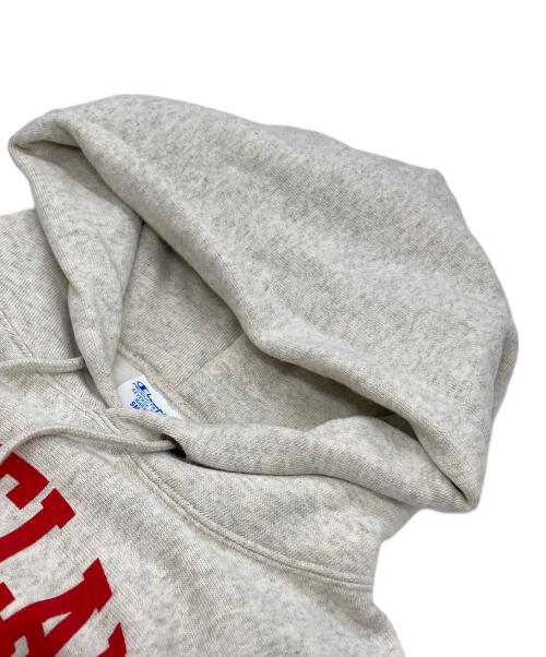 Champion REVERSE WEAVE（チャンピオン リバース ウィーブ）Champion REVERSE WEAVE (チャンピオン リバース ウィーブ) プルオーバーパーカー アイボリー サイズ:SMALLの古着・服飾アイテム
