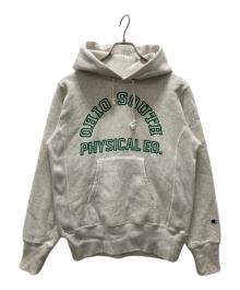 Champion REVERSE WEAVE（チャンピオン リバース ウィーブ）の古着「プルオーバーパーカー」｜アイボリー