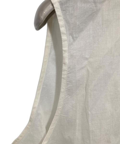 Curensology（カレンソロジー）Curensology (カレンソロジー) オーガンジービジューブラウス　CL406104ER-04 アイボリー サイズ:FREEの古着・服飾アイテム