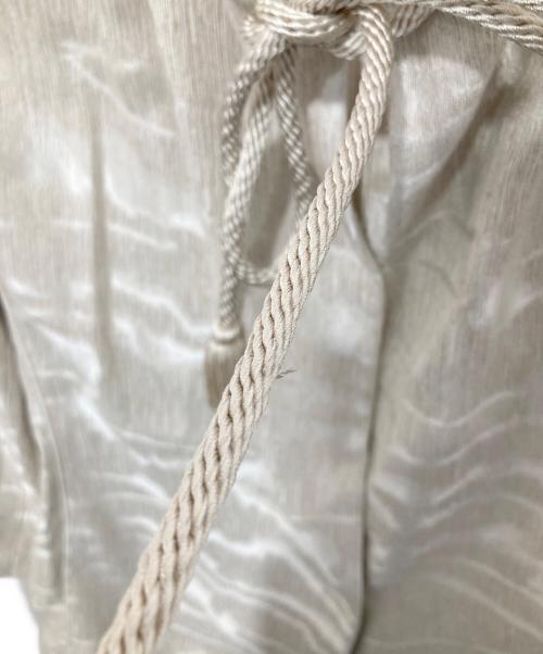 GIORGIO ARMANI（ジョルジョアルマーニ）GIORGIO ARMANI (ジョルジョアルマーニ) Moire Linen Jacket モアレリネン ジャケット　GW002453 TE20134 ベージュ サイズ:48の古着・服飾アイテム
