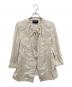 GIORGIO ARMANI（ジョルジョアルマーニ）の古着「Moire Linen Jacket モアレリネン ジャケット　GW002453 TE20134」｜ベージュ