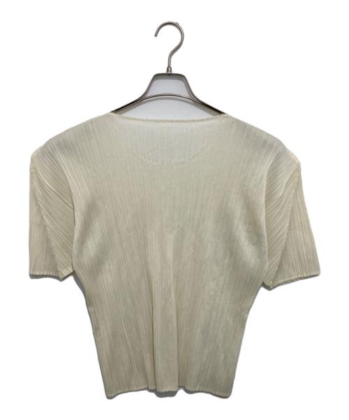 PLEATS PLEASE（プリーツプリーズ）PLEATS PLEASE (プリーツプリーズ) S/S プリーツカットソー アイボリー サイズ:freeの古着・服飾アイテム