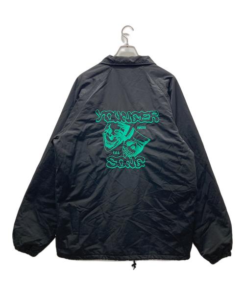 YOUNGER SONG（ヤンガーソング）YOUNGER SONG (ヤンガーソング) コーチジャケット/Two face logo coach jacket ブラック サイズ:Lの古着・服飾アイテム