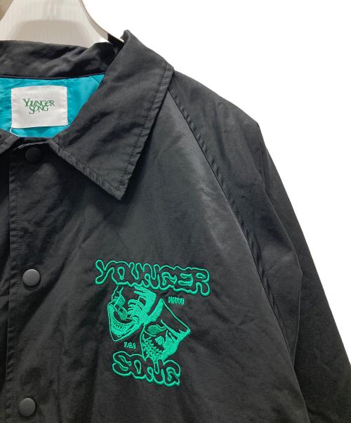 YOUNGER SONG（ヤンガーソング）YOUNGER SONG (ヤンガーソング) コーチジャケット/Two face logo coach jacket ブラック サイズ:Lの古着・服飾アイテム