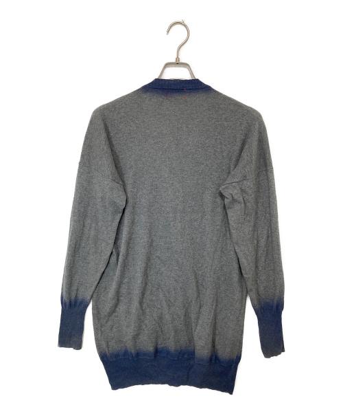 Vivienne Westwood RED LABEL（ヴィヴィアンウエストウッドレッドレーベル）Vivienne Westwood RED LABEL (ヴィヴィアンウエストウッドレッドレーベル) オーブプリントロングカーディガン グレー サイズ:2の古着・服飾アイテム
