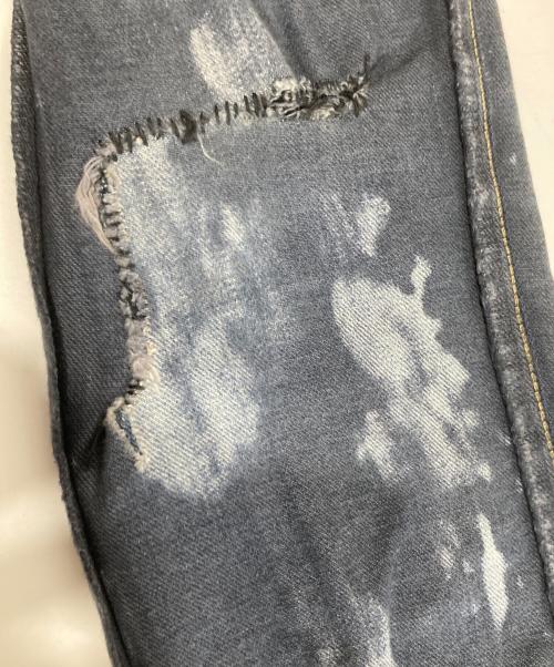 Saint Laurent Paris（サンローランパリ）Saint Laurent Paris (サンローランパリ) オーバーダイド ブリーチ クラッシュ スキニー デニム パンツ　328898 Y693B インディゴ サイズ:30の古着・服飾アイテム