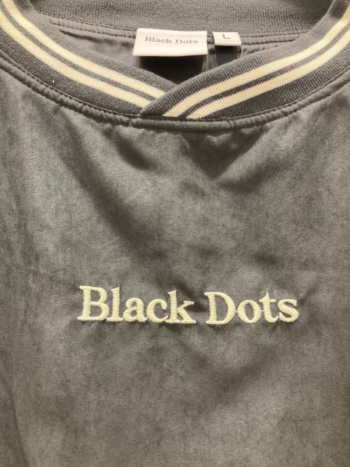 Black Dots（ブラックドッツ）Black Dots (ブラックドッツ) ロゴカットソー/NO GLORY PULLOVER TOPS ブラック サイズ:Lの古着・服飾アイテム