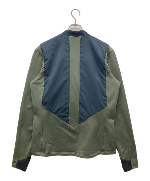 Peak Performance（ピーク・パフォーマンス）Peak Performance (ピーク・パフォーマンス) ハーフジップ テックスウェット カーキ サイズ:Mの古着・服飾アイテム