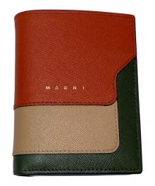 MARNI（マルニ）の古着「2つ折り財布　PFMOQ14U13」｜ブラウン