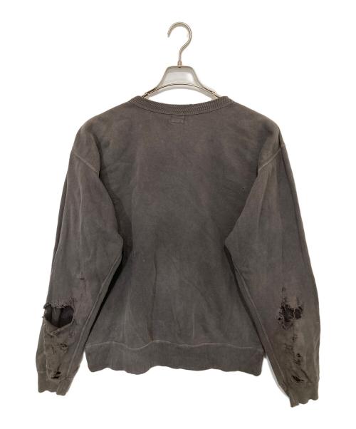 SAINT MICHAEL（セントマイケル）SAINT MICHAEL (セントマイケル) スカルスウェット グレー サイズ:Lの古着・服飾アイテム