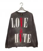 SAINT MICHAEL×VLONEセントマイケル×ヴィーロン）の古着「LS TEE　プリントカットソー SM-S22-0000-068」｜グレー