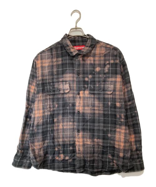 SUPREME（シュプリーム）SUPREME (シュプリーム) The Exorcist Flannel Shirt　ザエクソシストフランネルシャツ グレー サイズ:Lの古着・服飾アイテム