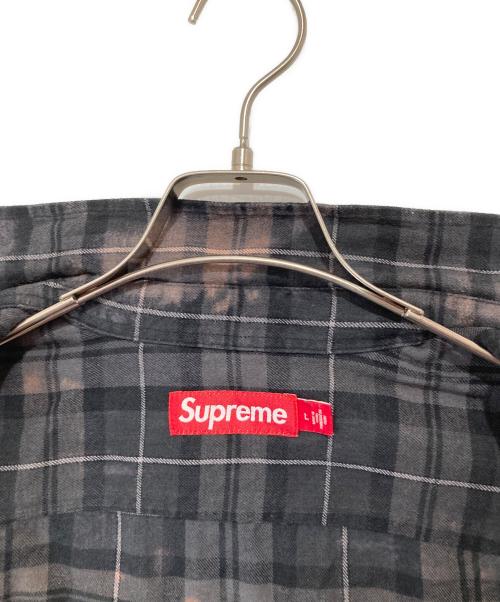 SUPREME（シュプリーム）SUPREME (シュプリーム) The Exorcist Flannel Shirt　ザエクソシストフランネルシャツ グレー サイズ:Lの古着・服飾アイテム