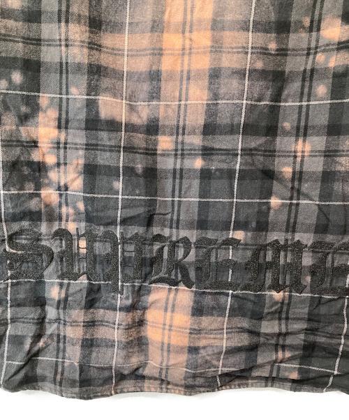SUPREME（シュプリーム）SUPREME (シュプリーム) The Exorcist Flannel Shirt　ザエクソシストフランネルシャツ グレー サイズ:Lの古着・服飾アイテム