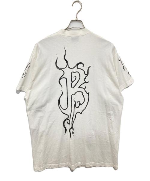 BALENCIAGA（バレンシアガ）BALENCIAGA (バレンシアガ) 24SS Darkwave T-Shirt（ダークウェーブ Tシャツ）　739028 TPVN5 ホワイト サイズ:Lの古着・服飾アイテム