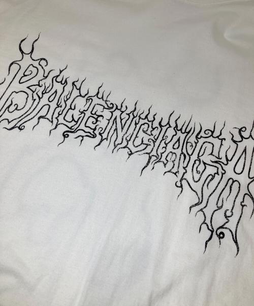 BALENCIAGA（バレンシアガ）BALENCIAGA (バレンシアガ) 24SS Darkwave T-Shirt（ダークウェーブ Tシャツ）　739028 TPVN5 ホワイト サイズ:Lの古着・服飾アイテム