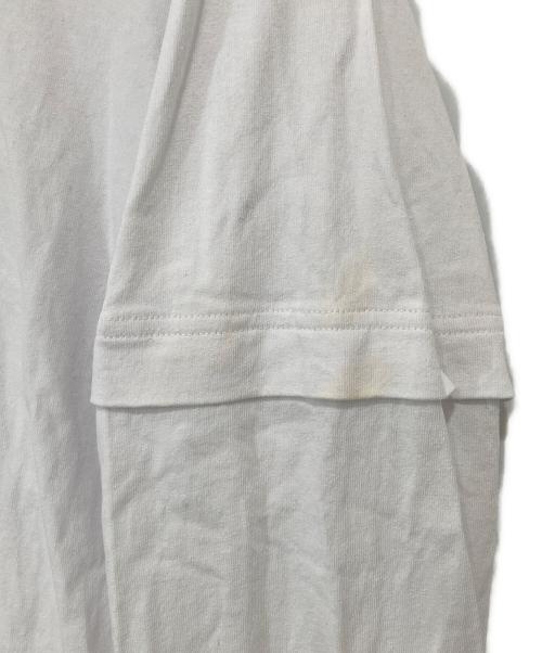 sacai（サカイ）sacai (サカイ) KAWS (カウズ) Flock Print Long Sleeve T-Shirt フロッキープリントロングスリーブTシャツ　	21-0287S ホワイト サイズ:4の古着・服飾アイテム