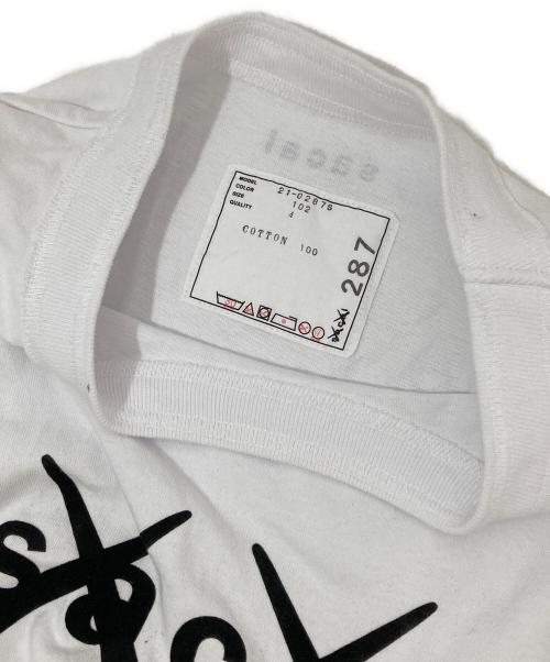 sacai（サカイ）sacai (サカイ) KAWS (カウズ) Flock Print Long Sleeve T-Shirt フロッキープリントロングスリーブTシャツ　	21-0287S ホワイト サイズ:4の古着・服飾アイテム