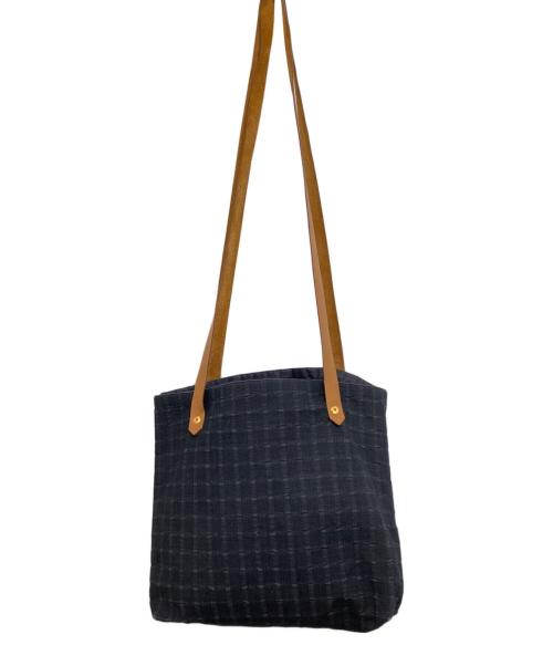 HERMES（エルメス）HERMES (エルメス) アメダバ カバドゥポッシュ トートバッグ ブラックの古着・服飾アイテム