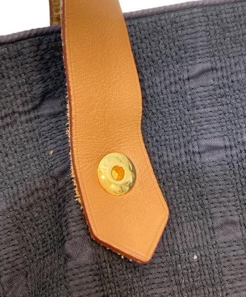 HERMES（エルメス）HERMES (エルメス) アメダバ カバドゥポッシュ トートバッグ ブラックの古着・服飾アイテム