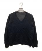 DEUXIEME CLASSEドゥーズィエム クラス）の古着「Fascinating KNIT　ファサネイティンニット　25080520704010」｜ブラック