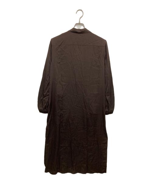 DEUXIEME CLASSE（ドゥーズィエム クラス）DEUXIEME CLASSE (ドゥーズィエム クラス) SILK SATIN ロング ワンピース　シルクサテン　25040500404010 ブラウン サイズ:FREEの古着・服飾アイテム