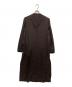 DEUXIEME CLASSE（ドゥーズィエム クラス）の古着「SILK SATIN ロング ワンピース　シルクサテン　25040500404010」｜ブラウン