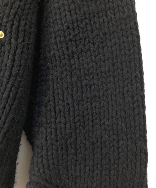 sacai（サカイ）sacai (サカイ) Carhartt WIP (カーハート ワーク イン プログレス) Knit Jacket Michigan　ニットジャケットミシガン　23AW ブラック サイズ:2の古着・服飾アイテム