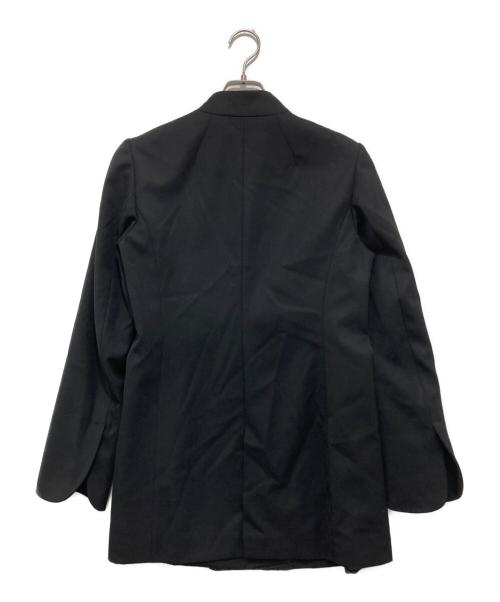 Mame Kurogouchi（マメクロゴウチ）Mame Kurogouchi (マメクロゴウチ) BLACK WOOL GABARDINE JACKET ブラック サイズ:2の古着・服飾アイテム