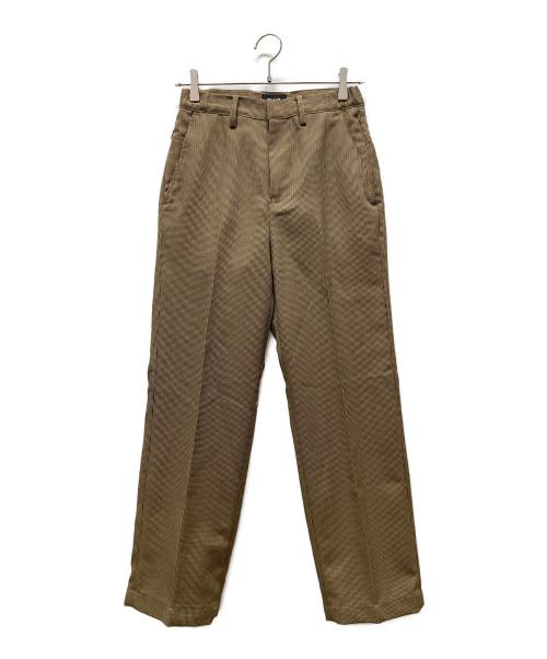 PWA（プア）PWA (プア) ハウンドトゥーストラウザー ブラウン サイズ:XSの古着・服飾アイテム