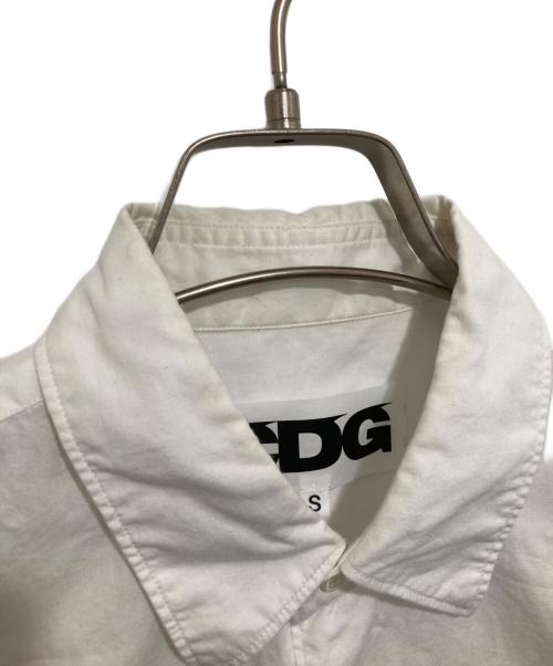 CDG（シーディージー）CDG (シーディージー) CDG CLASSIC SHIRT WITH SHORT SLEEVES　シーディージー クラシックシャツ ウィズショートスリーブ　SZ-B016 ホワイト サイズ:Sの古着・服飾アイテム