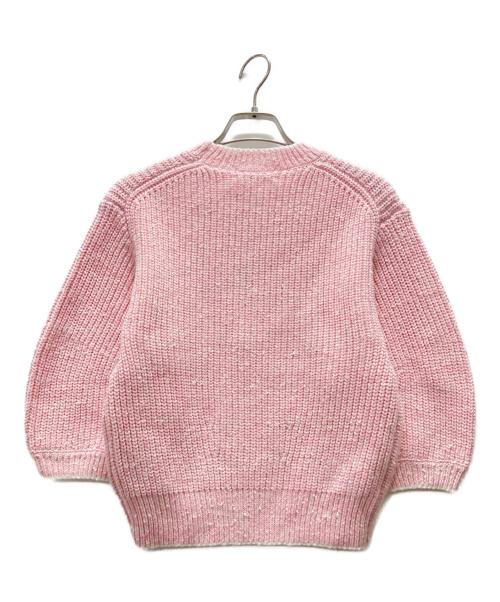MIESROHE（ミースロエ）MIESROHE (ミースロエ) ハーフスリーブチャンキーニット グリーン サイズ:F 未使用品の古着・服飾アイテム