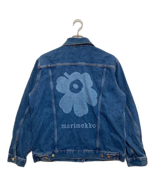 marimekko（マリメッコ）marimekko (マリメッコ) Maridenim Murros Unikko PLCMT デニムジャケット インディゴ サイズ:XSの古着・服飾アイテム