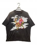 SAINT MICHAELセントマイケル）の古着「SS TEE DAMAGED　ショートスリーブティーダメージ　SM-HR8-0000-017」｜ブラック