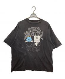 SAINT MICHAEL×BOUNTY HUNTER（セントマイケル×バウンティハンター）の古着「SKULL-K&BABY-M BH SS TEE　スカル ベイビー ショートスリーブティー　SM-MK8-0000-C28」｜ブラック