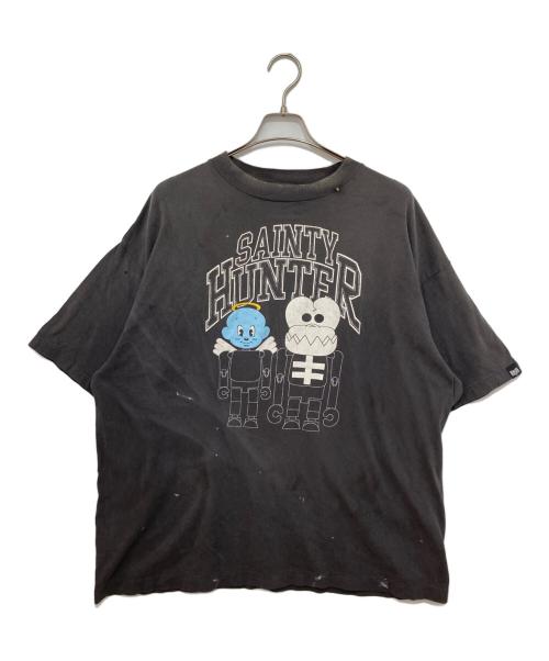 SAINT MICHAEL（セントマイケル）SAINT MICHAEL BOUNTY HUNTER (バウンティハンター) SKULL-K&BABY-M BH SS TEE　スカル ベイビー ショートスリーブティー　SM-MK8-0000-C28 ブラック サイズ:XXLの古着・服飾アイテム