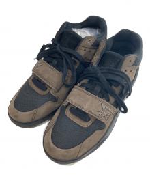 NIKE×Travis Scott（ナイキ×トラヴィススコット）の古着「Jordan Jumpman Jack TR CJ1 T-Rexx　ジョーダン ジャンプマンジャック トレイナー シージェーワン ティーレックス　FZ8117-204」｜Black and Dark Mocha