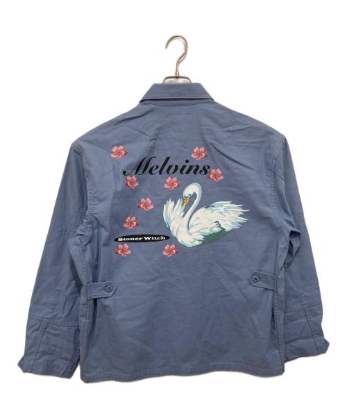 SUPREME（シュプリーム）Supreme (シュプリーム) Melvins (メルヴィンズ) BDU JACKET スカイブルー サイズ:Sの古着・服飾アイテム
