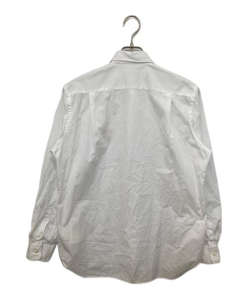 PLAY COMME des GARCONS（プレイコムデギャルソン）PLAY COMME des GARCONS (プレイコムデギャルソン) Shirt With Red Emblem　シャツウィズレッドエンブレム　AX-B002 ホワイト サイズ:Sの古着・服飾アイテム