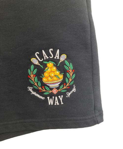 CASABLANCA（カサブランカ）CASABLANCA (カサブランカ) Casa Way Black Shorts　カサウェイブラックショーツ　MPS24-JTR-003-04 ブラック サイズ:Sの古着・服飾アイテム