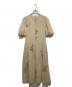 ne quittez pas（ヌキテパ）の古着「Cotton Dobby Ivy Flower Embroidery Dress　コットンドビーアイビーフラワーエンブロイダリ―ドレス　010451NF1KS」｜アイボリー