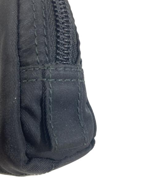 PRADA（プラダ）PRADA (プラダ) マイクロ Re-Nylon ポーチ　1ND339 ブラックの古着・服飾アイテム