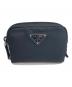 PRADA（プラダ）の古着「マイクロ Re-Nylon ポーチ　1ND339」｜ブラック