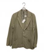 AURALEEオーラリー）の古着「HARD TWIST WOOL VIYELLA JACKET　ハードツイストウールビエラジャケット　A23SJ01WV」｜カーキ