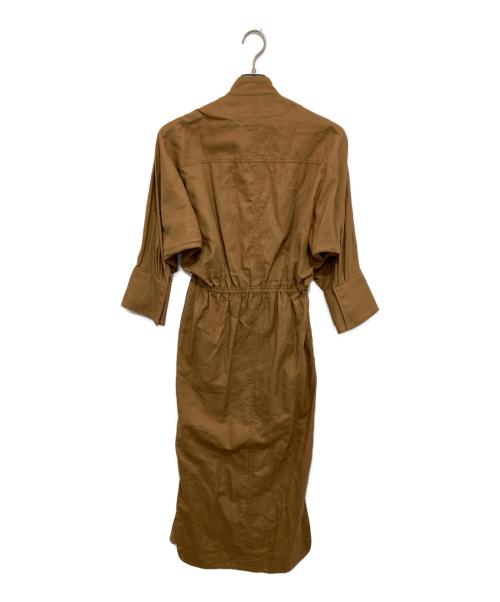 Mame Kurogouchi（マメクロゴウチ）Mame Kurogouchi (マメクロゴウチ) Cotton Double Cloth Dress ベージュ サイズ:１の古着・服飾アイテム